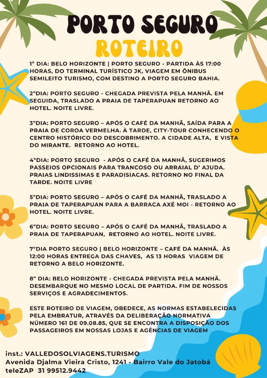 PORTO SEGURO -  BAIXA TEMPORADA 2026 